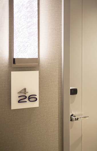 230 PEachtree Hotel Indigo Interior Signage