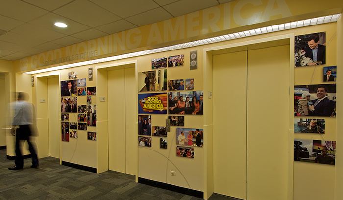 ABC News Elvator Lobby Mural