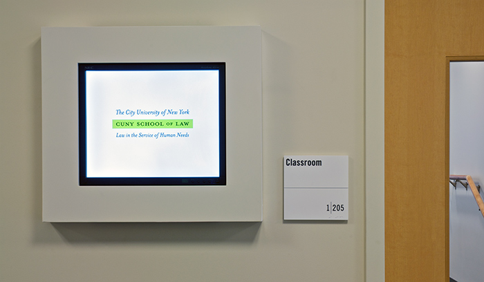 CUNY School of Law Classroom Identification