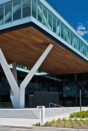 building identification modern typography