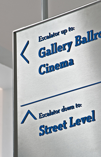 Conrad New York Wayfinding Signage Detail