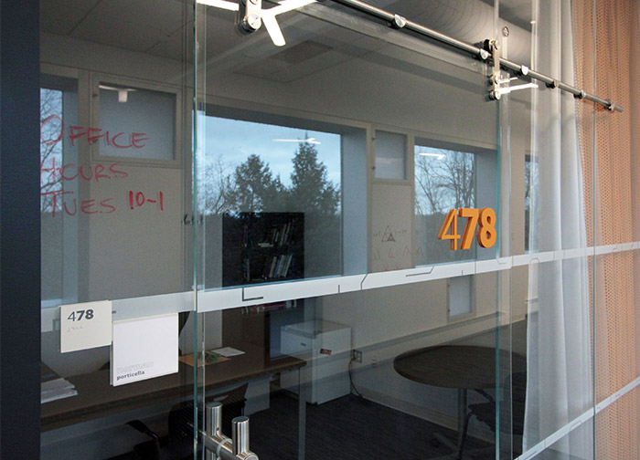 Cornell DCom Interior Signage