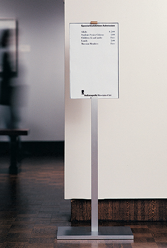 Indianapolis Museum of Art stanchion