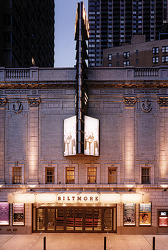 Manhattan Theatre Club canopy entrance identification