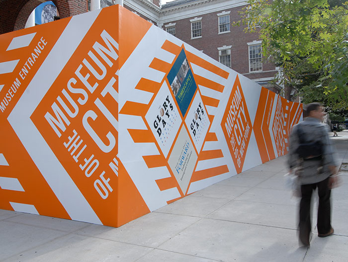 Museum of the City of New York barricade