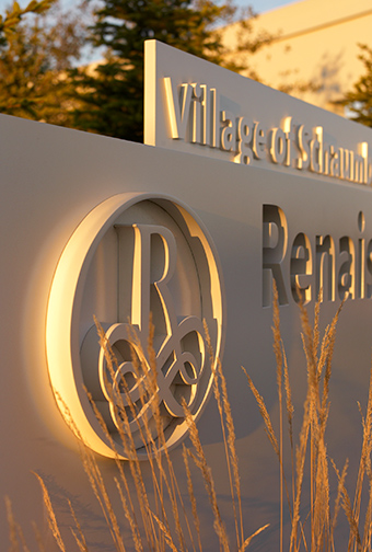 Renaissance Schaumburg Hotel and Convention Center site identification detail