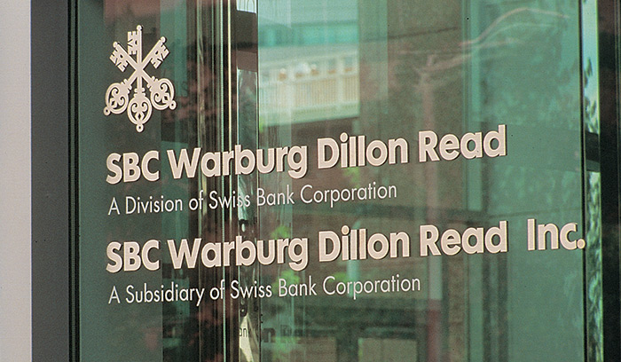Swiss Bank Center division subsidiary identification