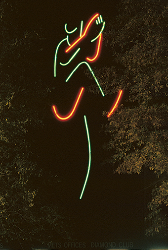 Shea Stadium Pitcher neon