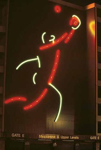 Shea Stadium Outfielder neon