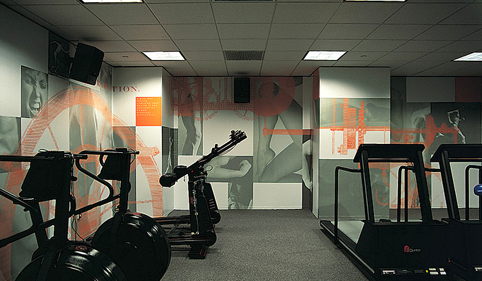 Sony Health and Fitness mural