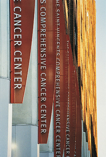 The Saint Vincents Comprehensive Cancer Center identification detail