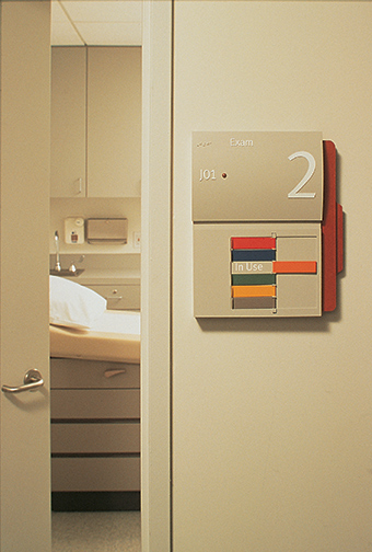 The Saint Vincents Comprehensive Cancer Center patient room identification