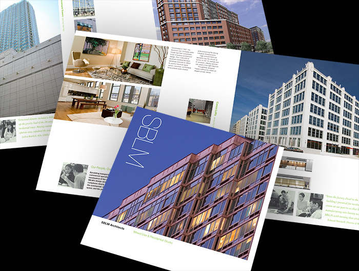 SBLM Architects print brochures